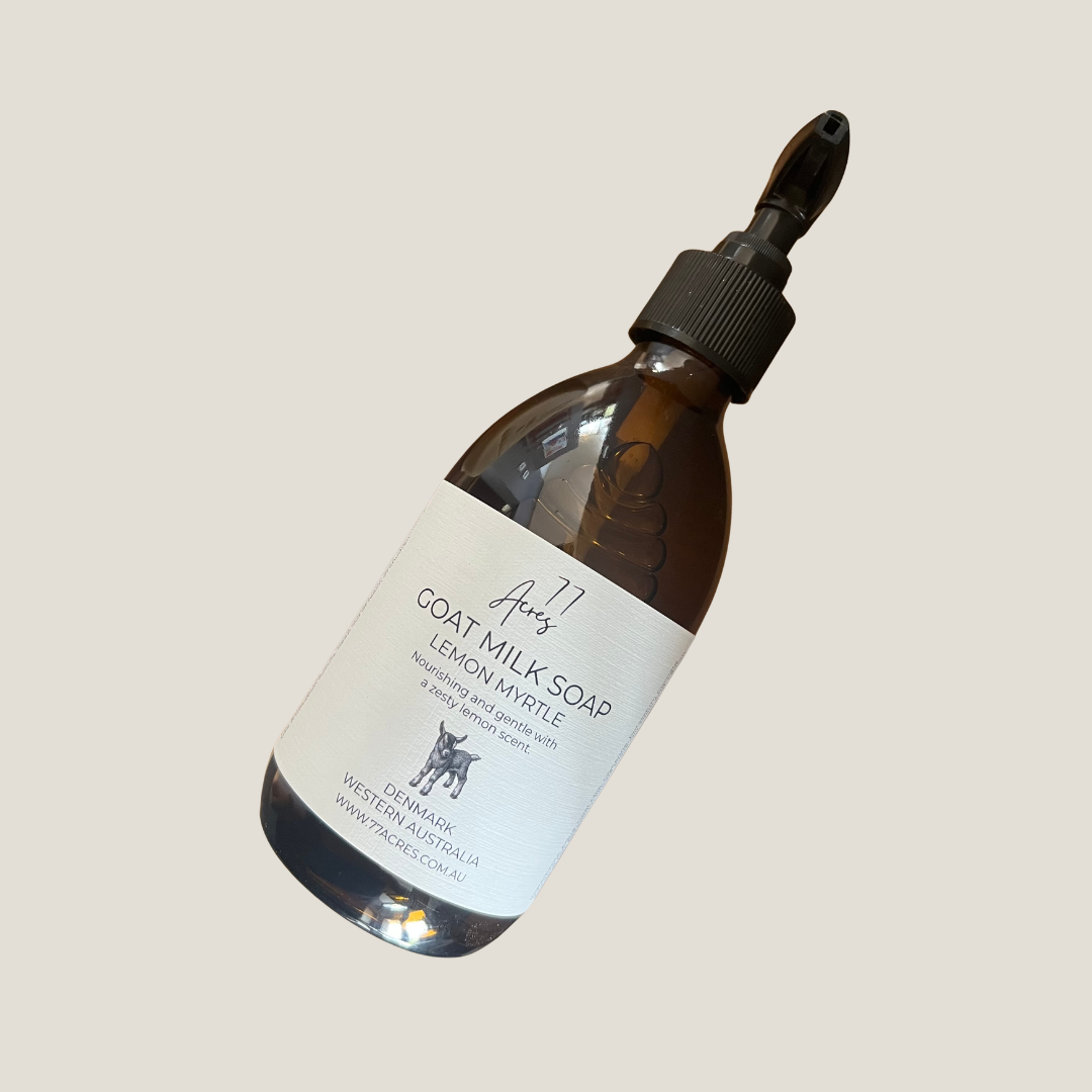 Lemon Myrtle - Liquid Goat Milk Soap