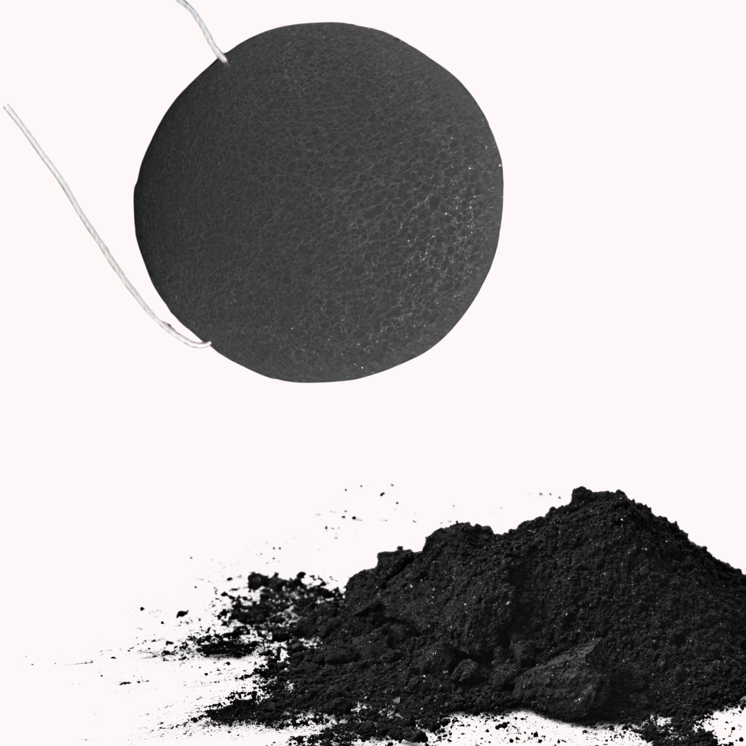 Activated Charcoal clear skin sponge