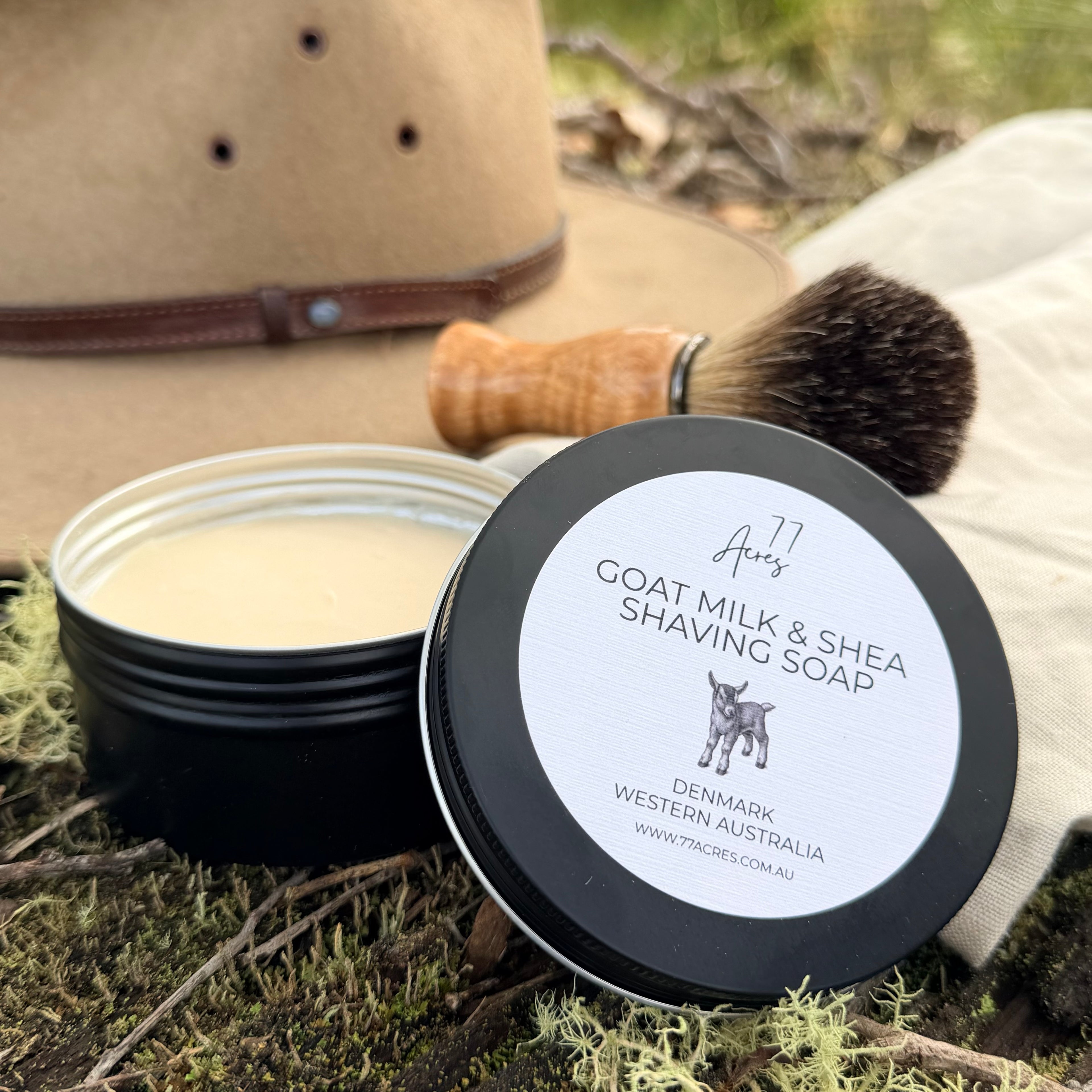 Goat Milk & Shea Shaving Soap Set