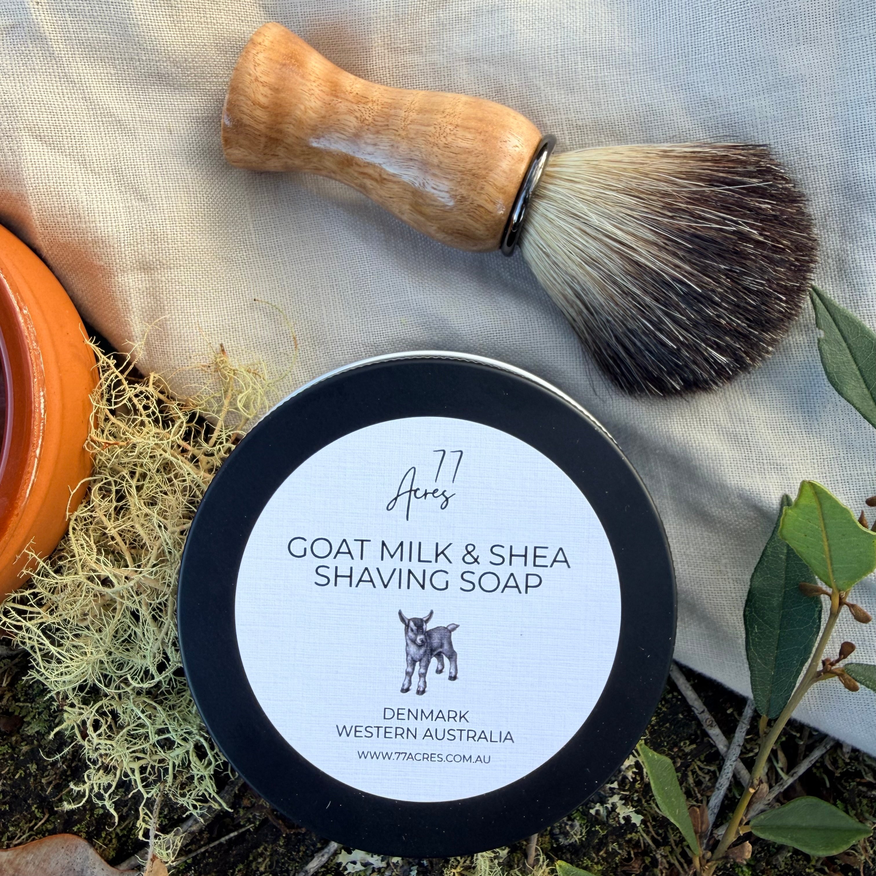 Goat Milk & Shea Shaving Soap Set