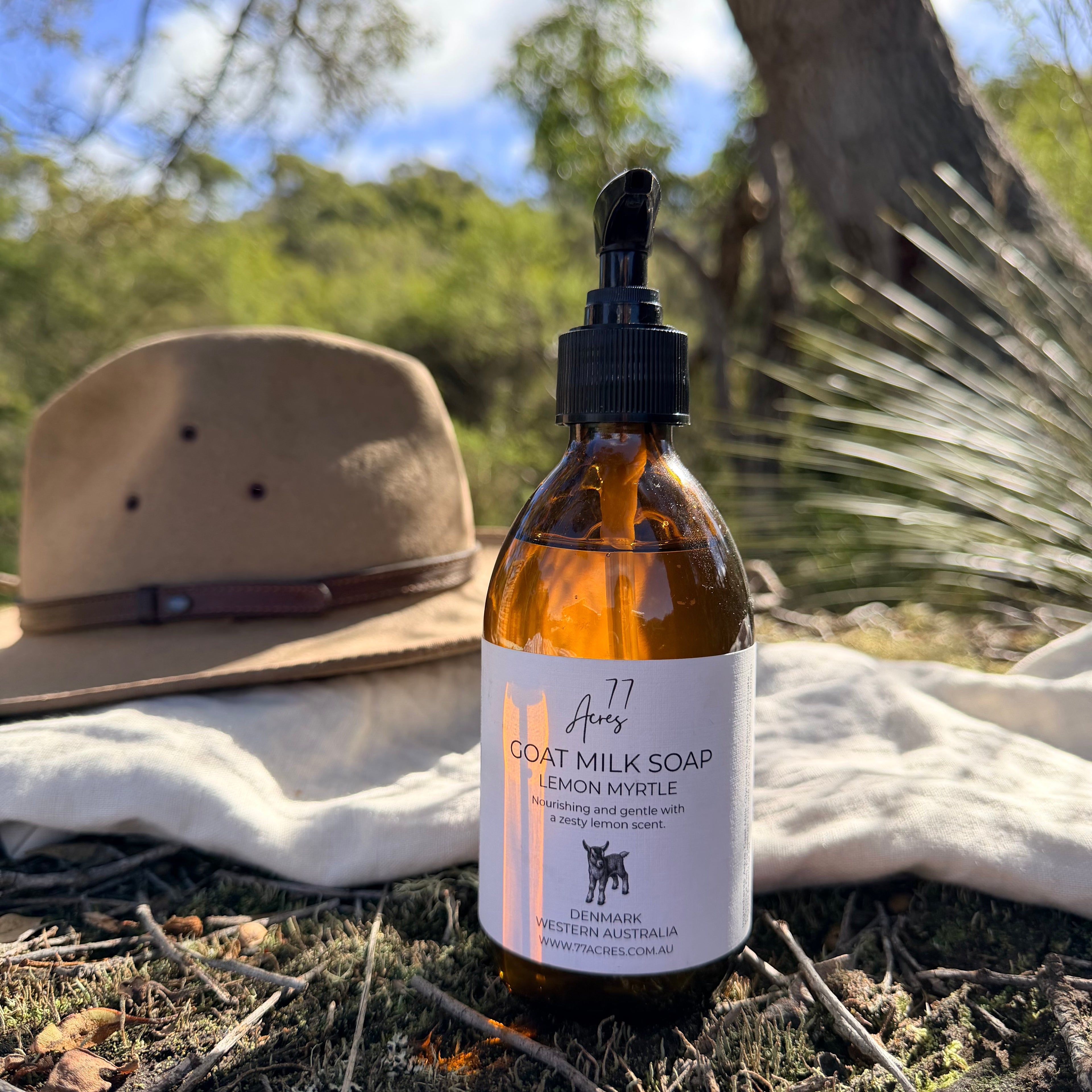 Lemon Myrtle - Liquid Goat Milk Soap