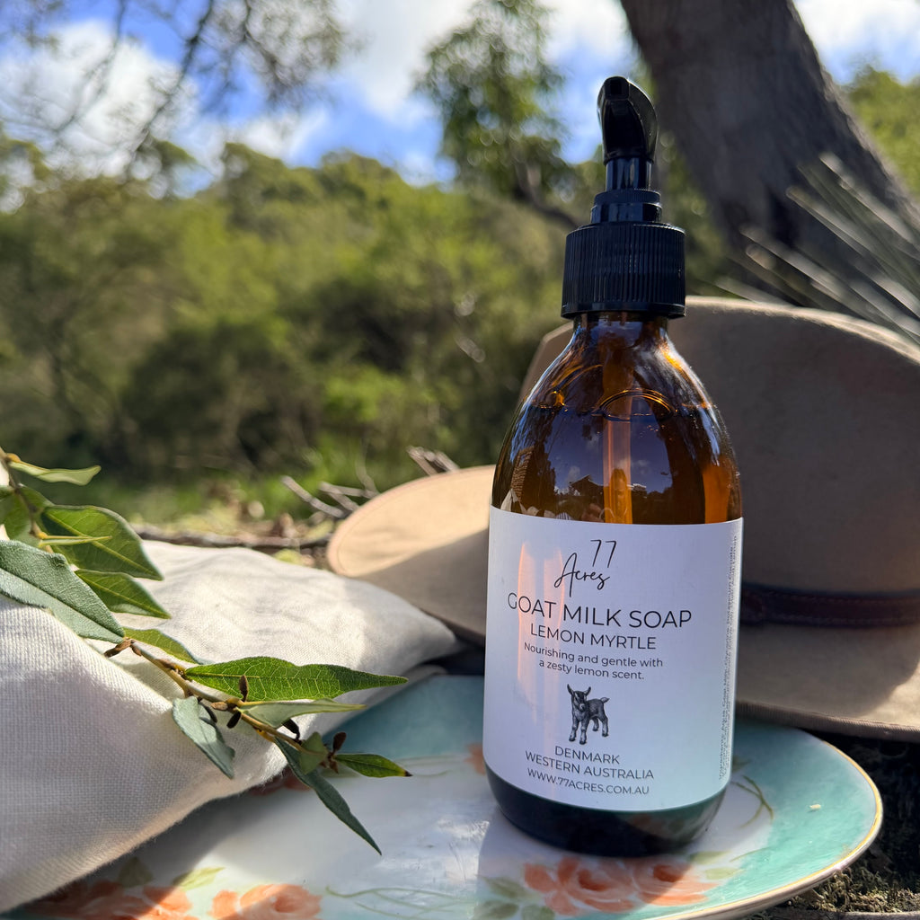 Lemon Myrtle - Liquid Goat Milk Soap