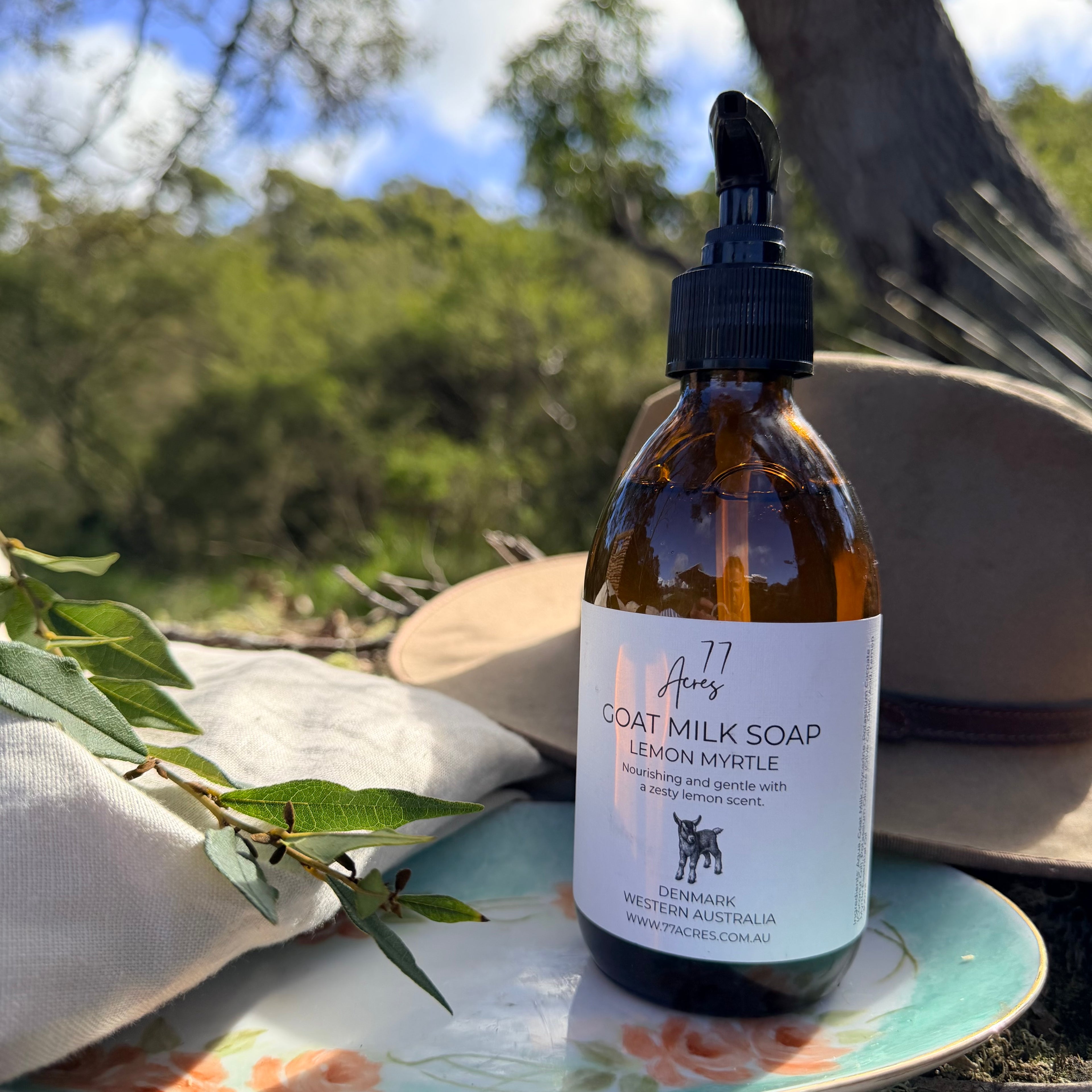 Lemon Myrtle - Liquid Goat Milk Soap