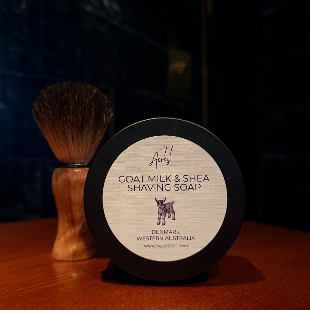 Goat Milk & Shea Shaving Soap Set