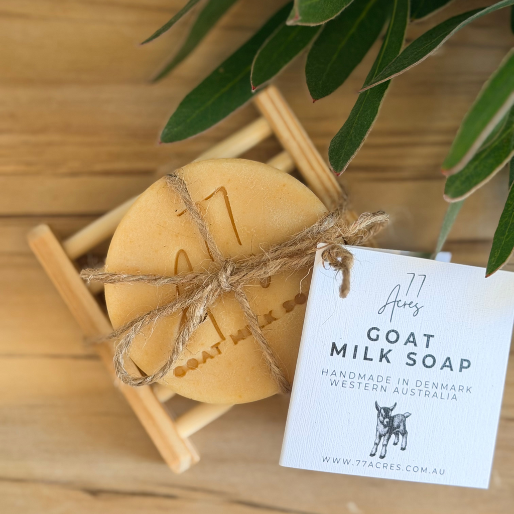 Gift Pack - Lemon Myrtle Goat Milk Soap with Drying Dish