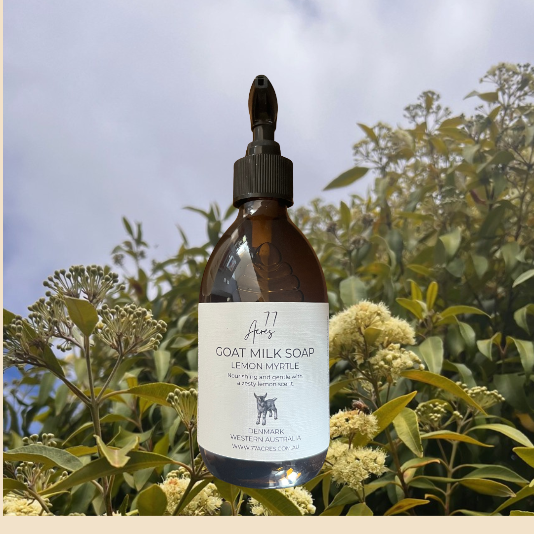Lemon Myrtle - Liquid Goat Milk Soap