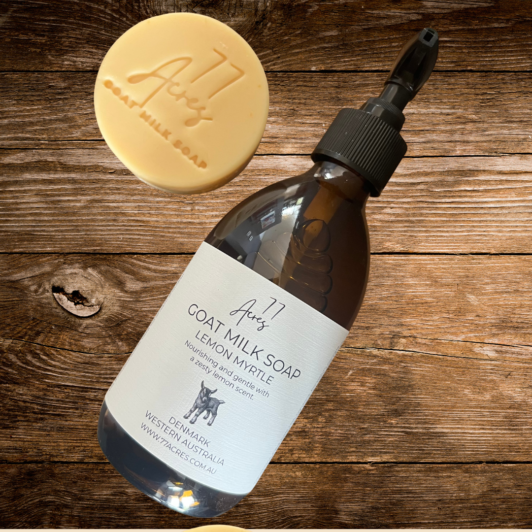Lemon Myrtle - Liquid Goat Milk Soap