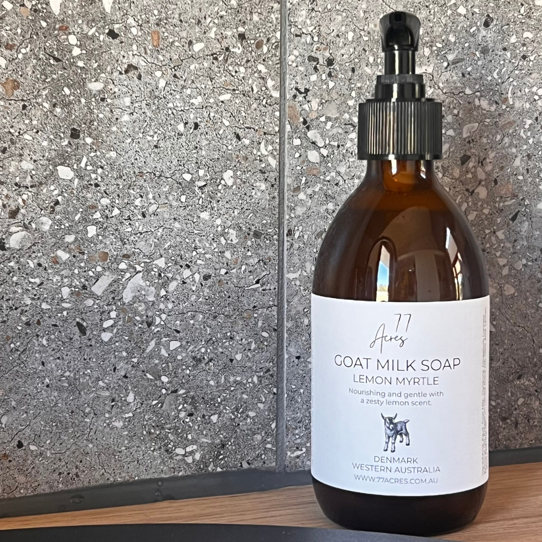 Lemon Myrtle - Liquid Goat Milk Soap